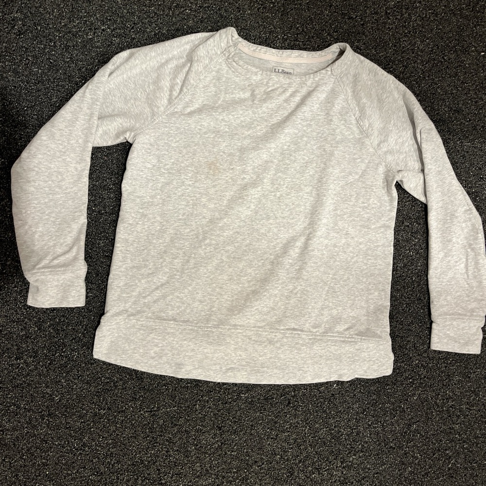 Grey long sleeve sweatshirt